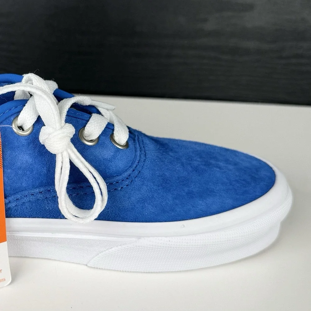 Vans Suede Blue 721356 Scotchgard 3M Size Men 5.5 / Woman 7 - NEW